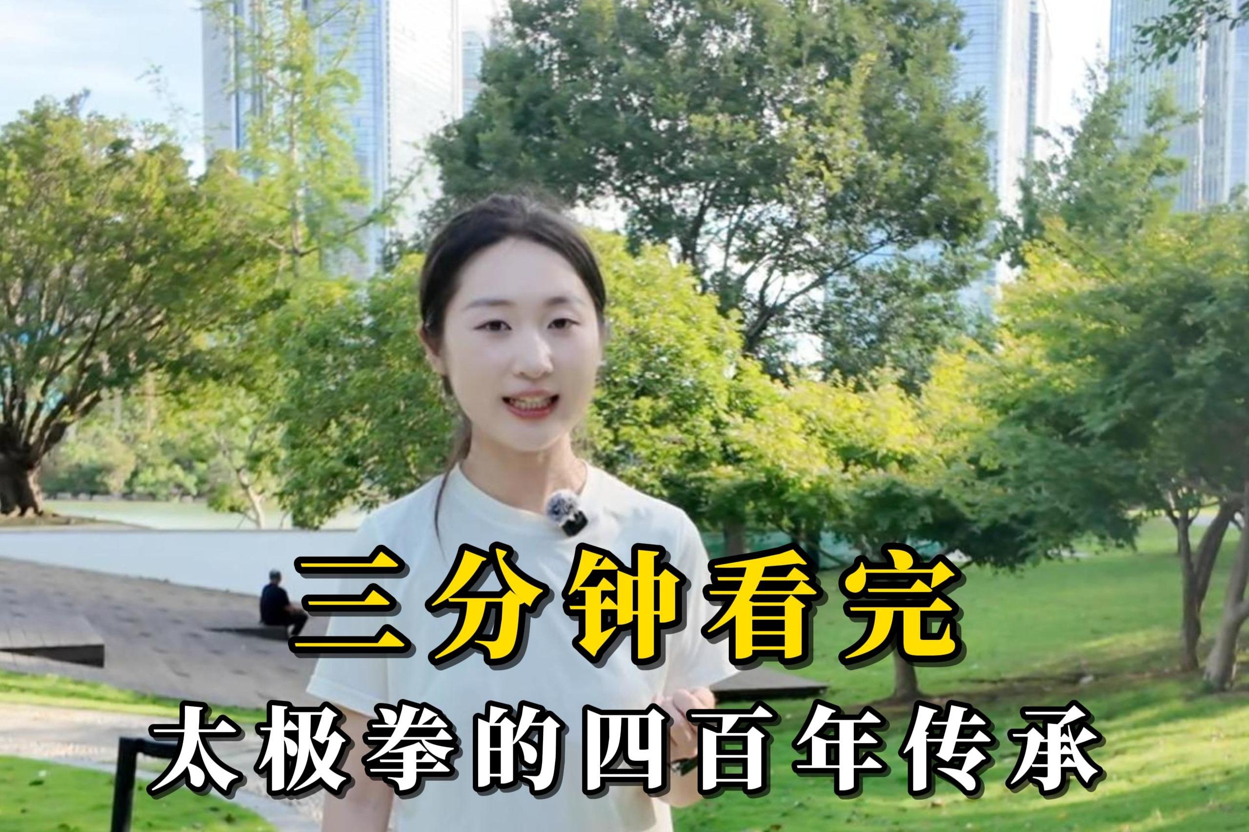 三分钟看完太极拳的四百年传承